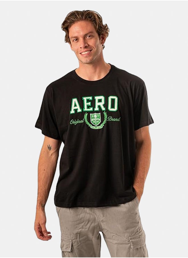 Aeropostale - AERO ATHLETIC CREST APPLIQUÉ GRAPHIC TEE - Image 1