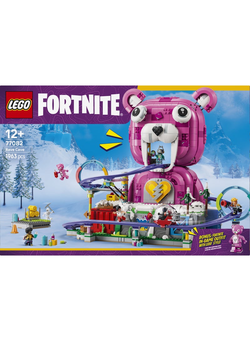 LEGO Fortnite Rave Cave Building Toy with Minifigures 77082 (Age 12+, 1963 Pieces) - Image 3