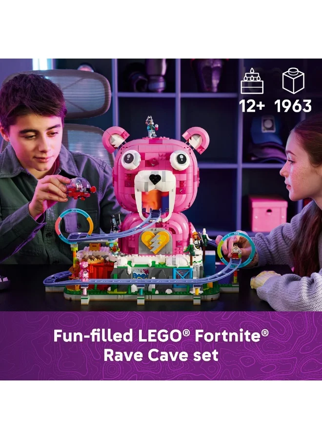 Lego Fortnite Rave Cave Building Toy with Minifigures 77082 (Age 12+, 1963 Pieces)