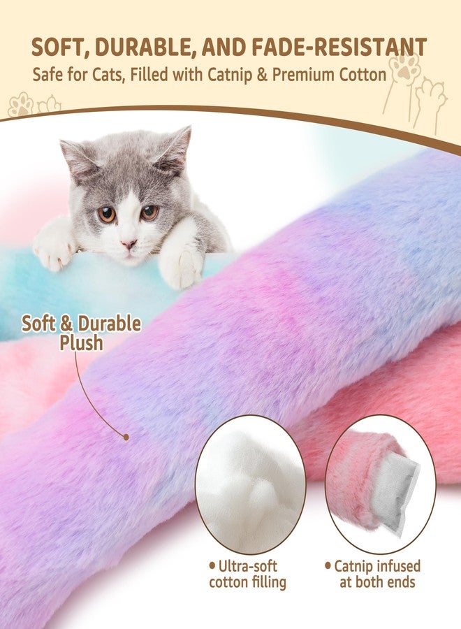 IPTPAS 3 Pack Cat Kicker Toy Pillows, Interactive Plush Toys with Catnip Inside, Soft Durable Kick Sticks Teething Chew Toy, Cat Body Pillows for Indoor Cats & Kittens, Promote Exercise, Play & Cuddle - Image 3