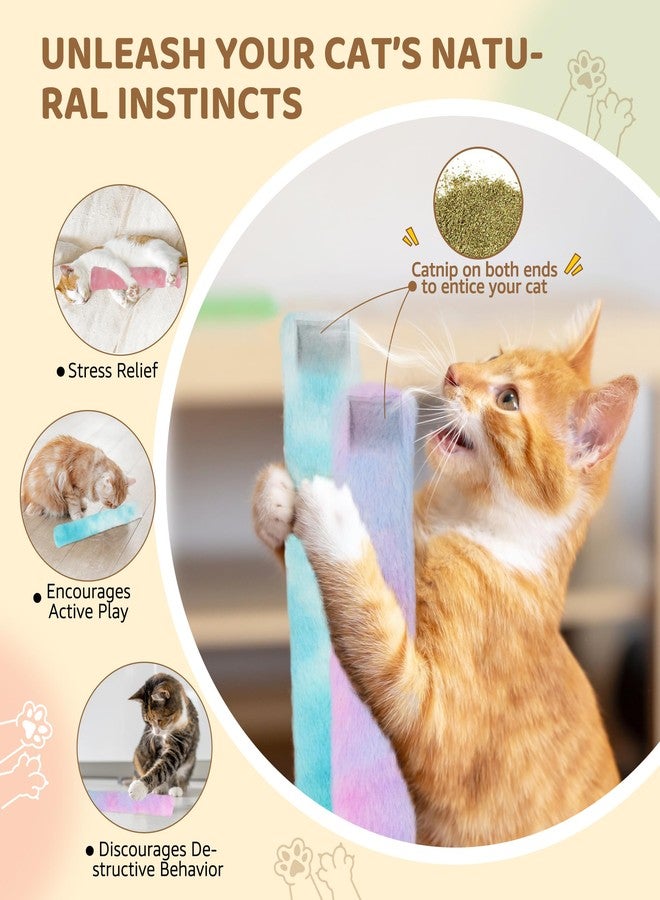 IPTPAS 3 Pack Cat Kicker Toy Pillows, Interactive Plush Toys with Catnip Inside, Soft Durable Kick Sticks Teething Chew Toy, Cat Body Pillows for Indoor Cats & Kittens, Promote Exercise, Play & Cuddle - Image 4