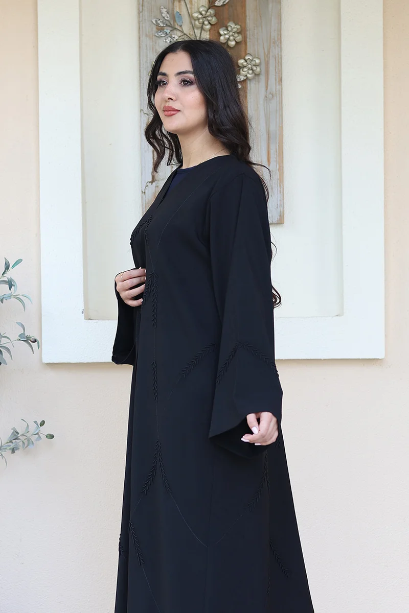 النخبة Timeless Noir Abaya-753
