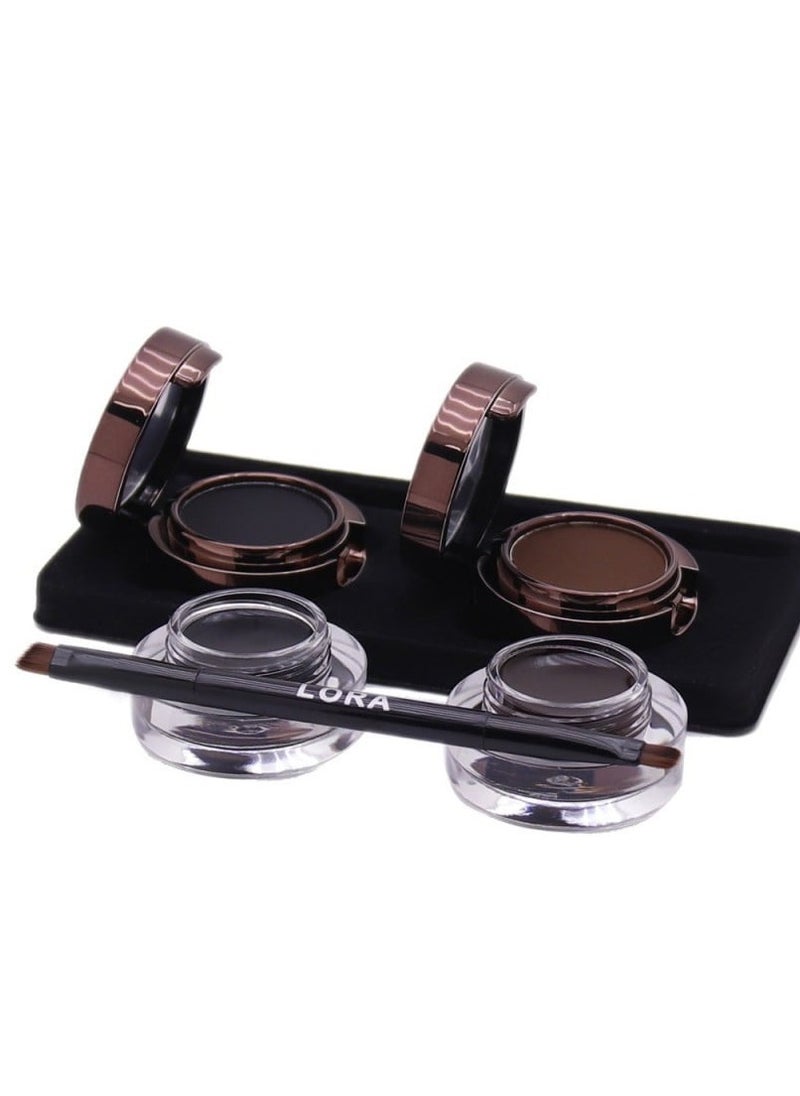 LORA Lora 2 In Eyebrow Gel Eyeiliner Smudge Proof Watrproof  - Image 4
