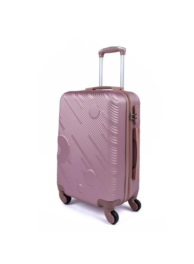 LIMRA Travel bags consisting of 2 luggage bags with a solid and strong design, size 24"16" inches Rosegold