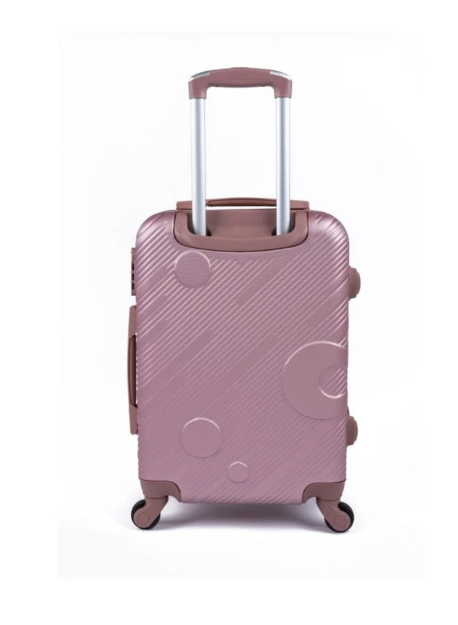LIMRA Travel bags consisting of 2 luggage bags with a solid and strong design, size 24"16" inches Rosegold