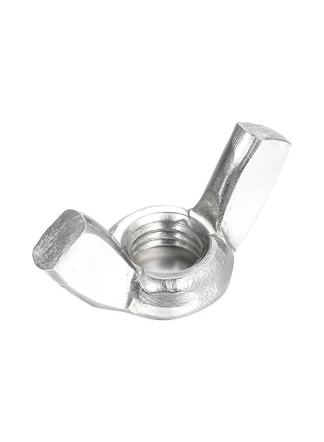 نيبمينينت صامولة براغي يدوية على شكل فراشة فضي 12.00X2.00X8.00مم  - Image 1