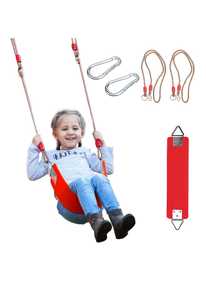 Hanging Children's Swing Heavy-Duty Rope Game Swing Seat Set With Rope Tools And Mats Interactive Game Camping Tent Accessories For Indoor, Outdoor, Playground, Home, Tree  - Image 1