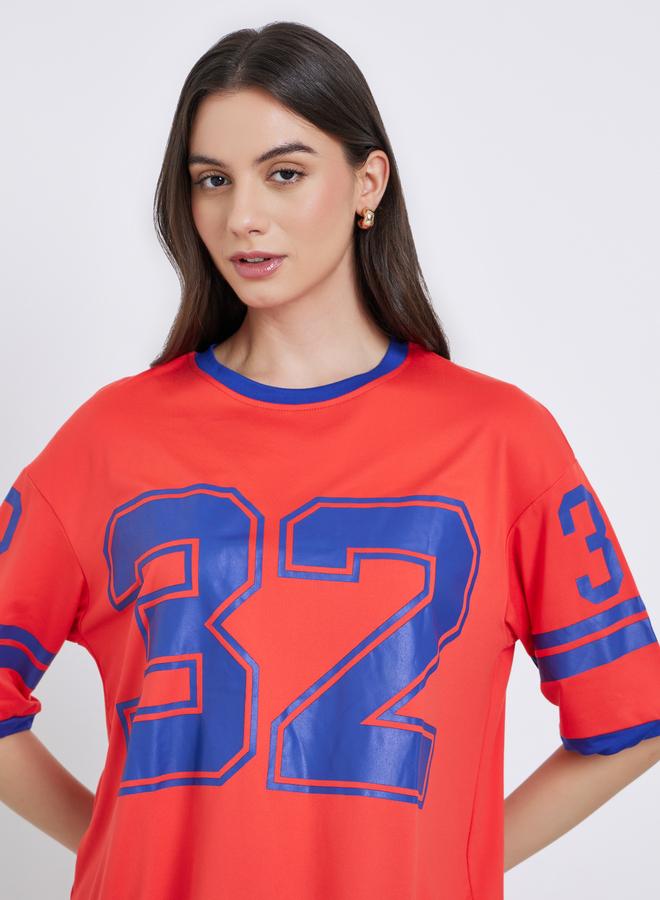 تايك تو تيشيرت فضفاض بطبعة جرافيك - Image 3