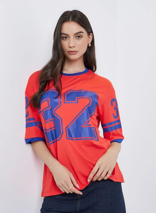 Take Two Take Two Graphic Print Oversized T-Shirt