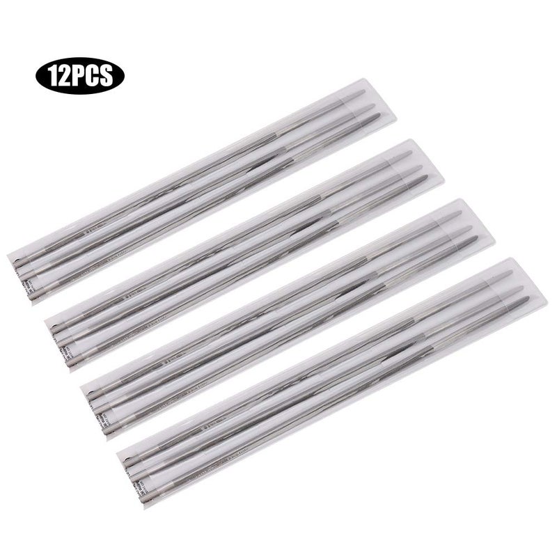 12 Pack Chainsaw Sharpening Kit 4mm 5 32 Inch Round File For Woodworking - Image 3