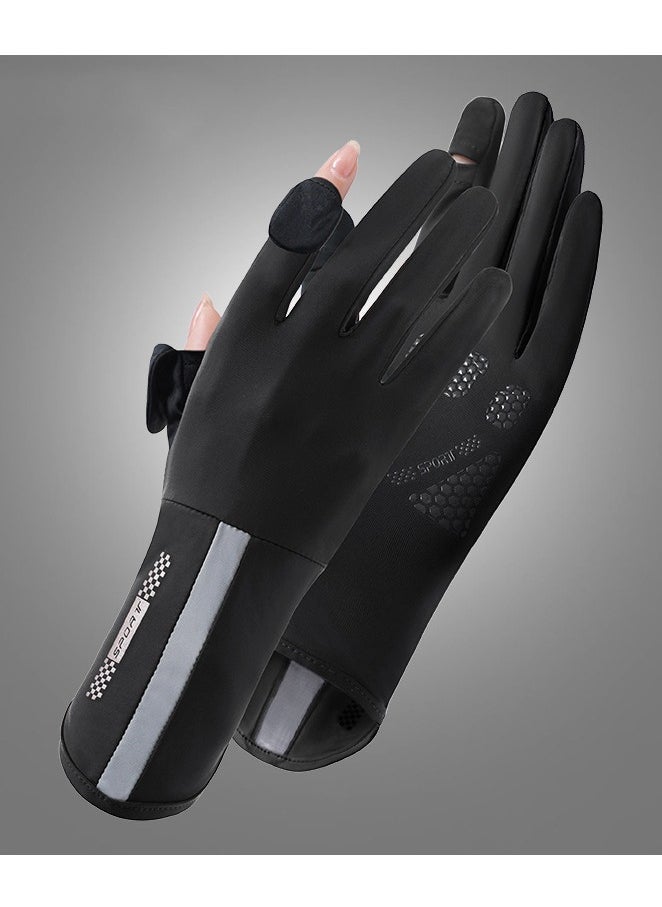 CLS Women's Gloves, Driving Gloves, Non-Slip Sun Protection Summer Uv Protection Long Gloves - Image 1