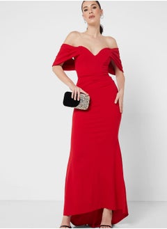 Drape Sleeve Dress