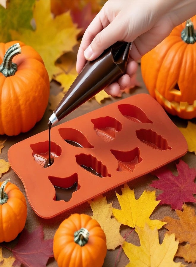 Dootafy Leaf Silicone Mold 3 Pack Maple Leaf Molds for Chocolate Candy, Ice Cube, Jello, Wax, Autumn Theme Cake Cupcake Decor, Perfect for Thanksgiving, Fall Harvest Party - Image 5