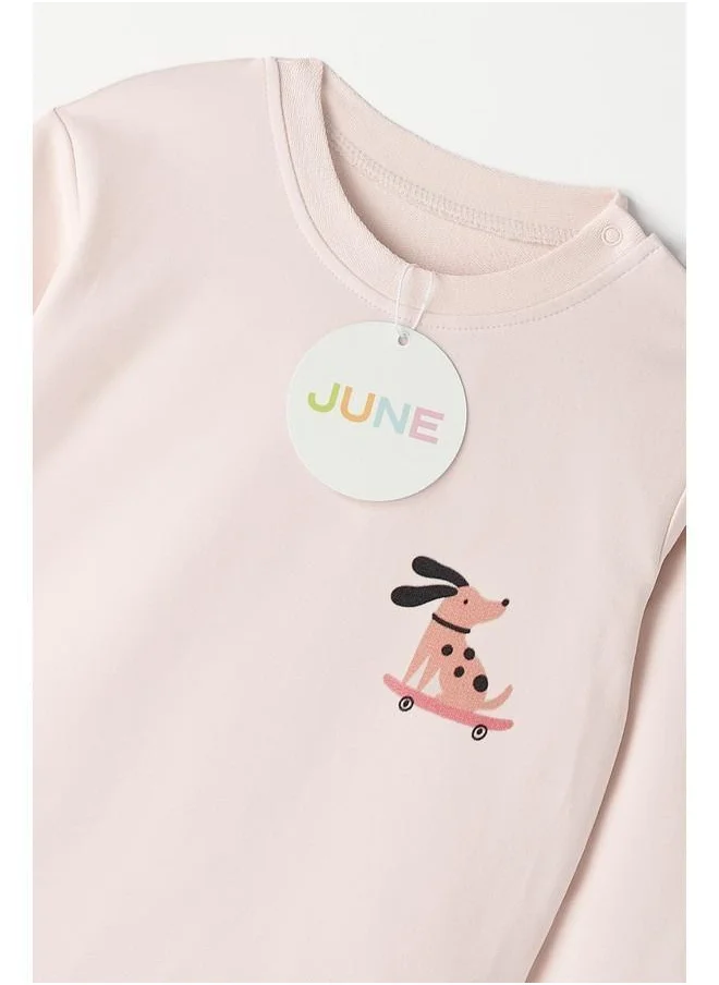 جون June Baby Tracksuit Set Light Pink