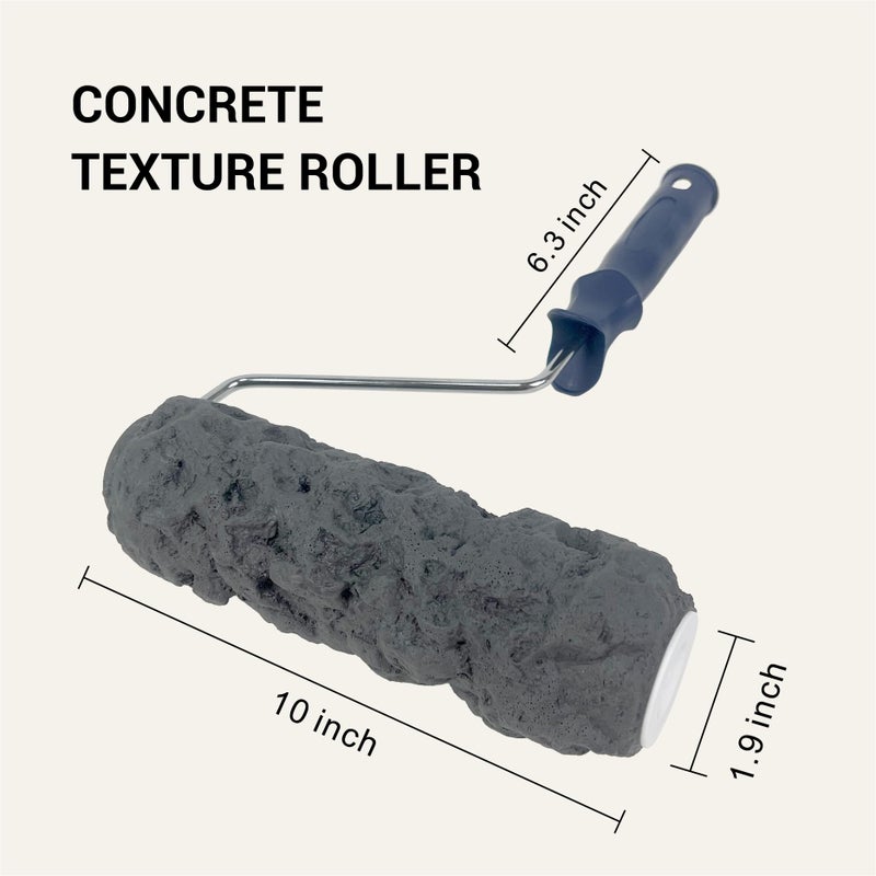 Nichiyo Concrete Texture Roller Concrete Stamp Roller Masonry Form Tool for DIY Decorative Concrete Patterns(D2501) - Image 2