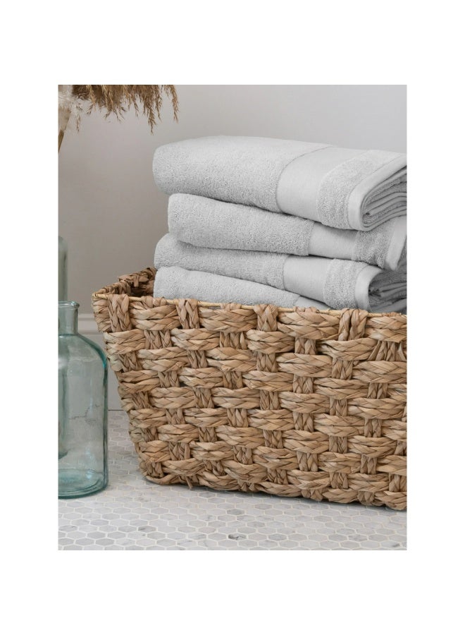 تى ام هوم بشكير حمام فندقي فاخر من TM HOME – قطن طبيعي 100% فائق النعومة وسريع الامتصاص – لون رمادي فاتح أنيق – مقاس 140×70 سم – جودة فندقية عالمية ومعايير رفاهية لا مثيل لها - Image 2