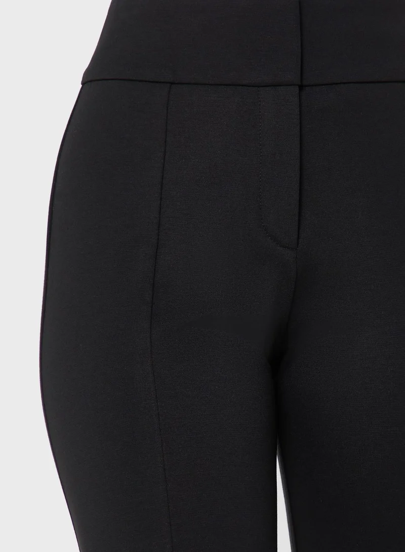 HUGO Slit Hem Flared Bottom Pants
