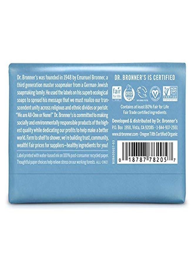 Dr. Bronner's Dr. Bronner?S - Pure-Castile Bar Soap (Baby Unscented, 5 Ounce, 3-Pack) - Made With Organic Oils, For Face, Body, Hair, Gentle For Sensitive Skin, Babies, No Added Fragrance, Biodegradable, Vegan  - Image 2