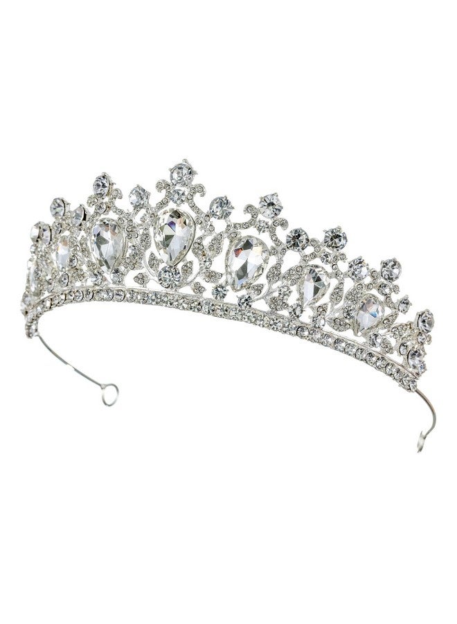 SAMKY Bridal Tiara Rhinestone Wedding Crown Bride'S Crystal Headpiece Hair Accessories For Woman - Image 3