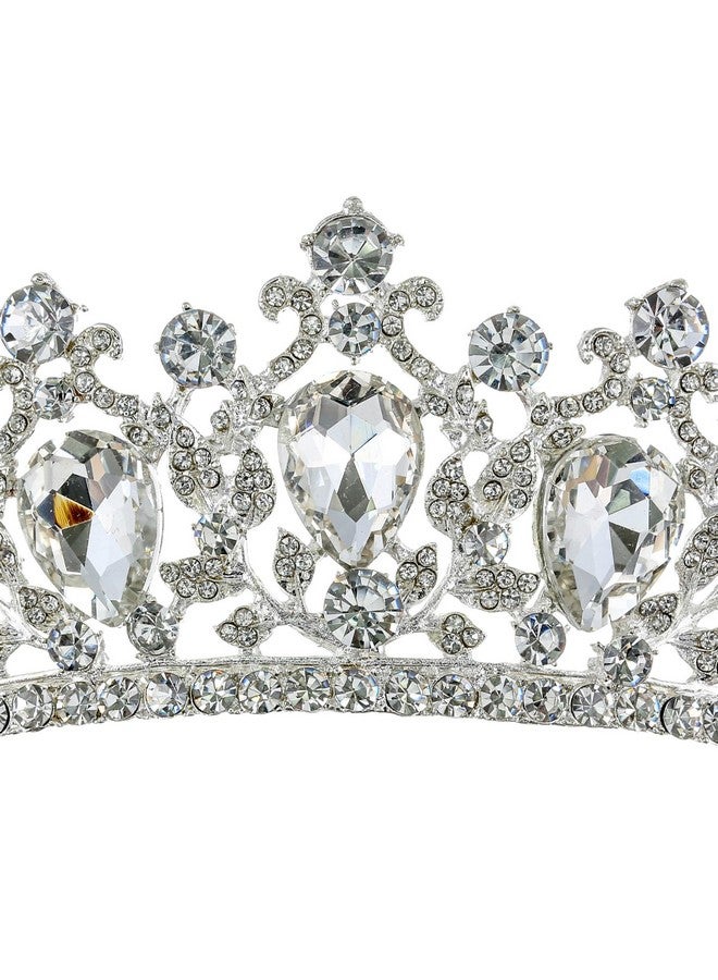 SAMKY Bridal Tiara Rhinestone Wedding Crown Bride'S Crystal Headpiece Hair Accessories For Woman - Image 2