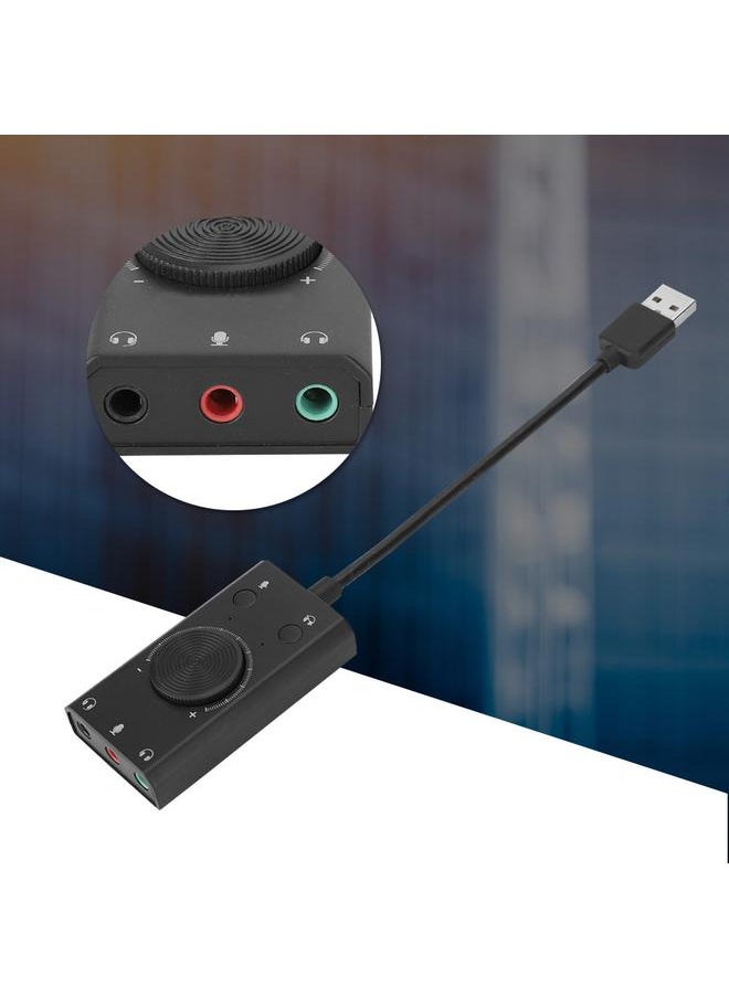 Thoraya External USB Audio Sound Card Adapter Free Drive Independent Sound Card for Laptop Notebook  - Image 5