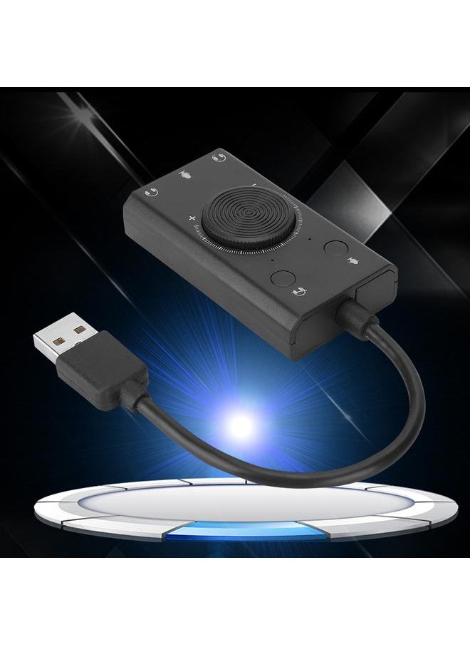 Thoraya External USB Audio Sound Card Adapter Free Drive Independent Sound Card for Laptop Notebook  - Image 4