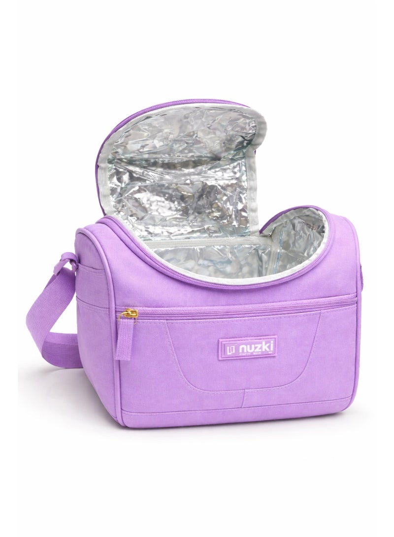 NUZKI Insulated Lunch Bag with Shoulder Strap – Leakproof Thermal Food Storage Cooler Bag for School, Office & Travel – Lightweight & Durable - Image 5