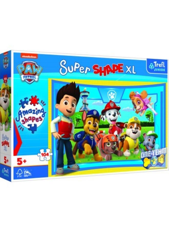 Trefl Puzzle XL Pieces - Paw Patrol Trefl-50016 104 pieces Jigsaw Puzzles 