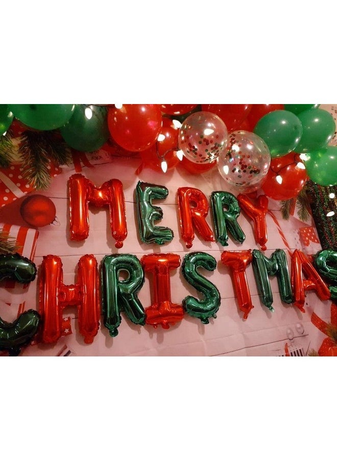 Infispace Infispace® Merry Christmas Foil Balloon Banner for Christmas Decoration  - Image 2