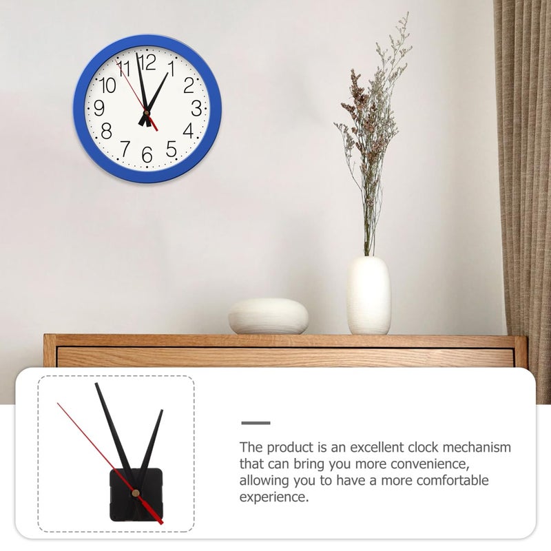 طقم استبدال حركة ساعة الكوارتز الصامتة الحمراء لإصلاح ساعة الحائط DIY - Image 4