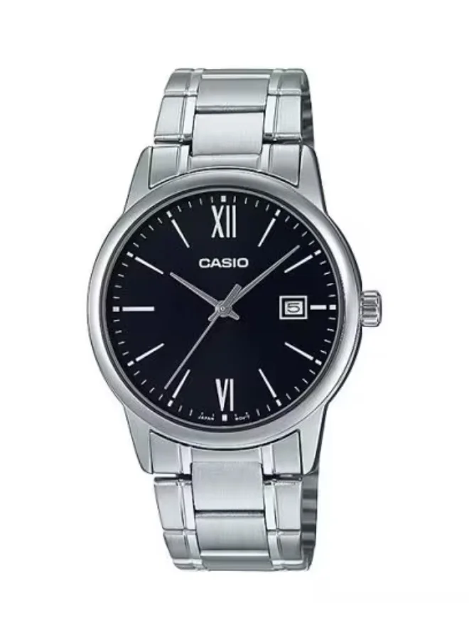 CASIO Men's Stainless Steel Analog Watch MTP-V002D-1B3UDF - 37 mm