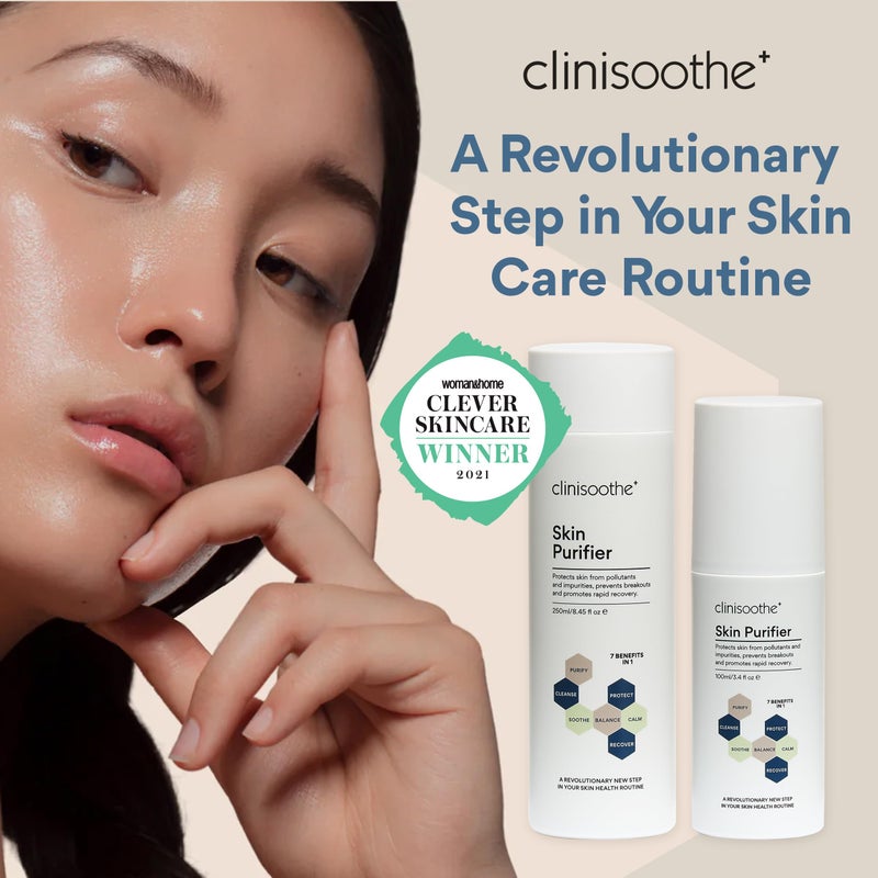 Clinisoothe+ Skin Purifier 250 ml (Pack of 1), Clear - with hypochlorous technology to protect the skin from pollutants and impurities, prevent breakouts and promote rapid recovery - Image 2