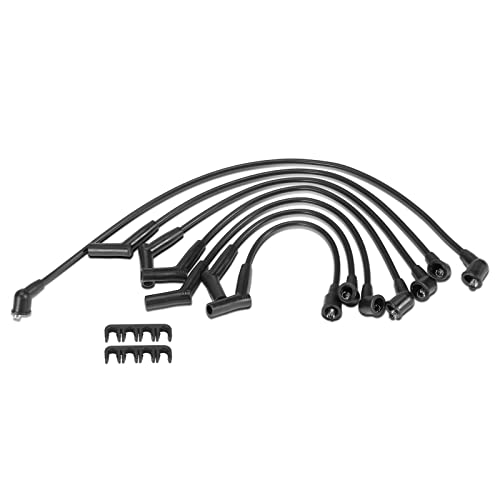 A-Premium Ignition Spark Plug Wires Set of 7 Compatible with Toyota Land Cruiser 1981-1987 L6 4.2L - Image 1