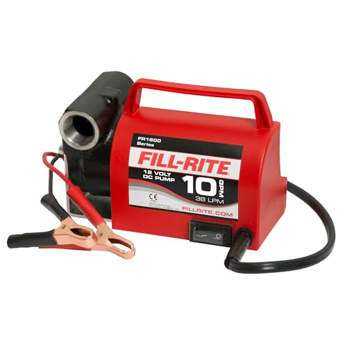 FILL RITE مضخة نقل الديزل المحمولة Fill-Rite FR1612 (مضخة فقط مع كابل الطاقة والمشابك) - Image 1