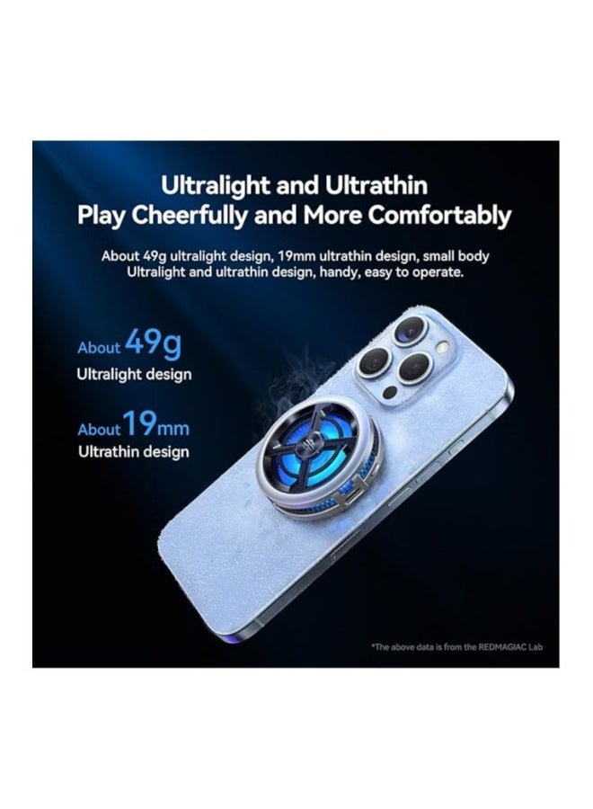نوبيا ريد ماجيك Phone Cooler RedMagic 6 Air – Ultra-Light 15W Magnetic Gaming Fan with Clip & Semiconductor Heatsink For Smartphones Android & iPhone  (Perfect for PUBG Mobile, COD, Fortnite & More)re - Image 5