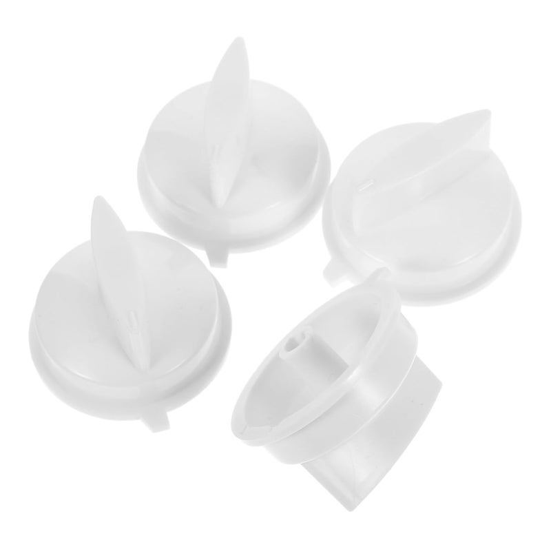 VOSAREA 4pcs Microwave Oven Knob Switch Timer Control Knob Countdown Timer Switch for Easy Replacement - Image 1