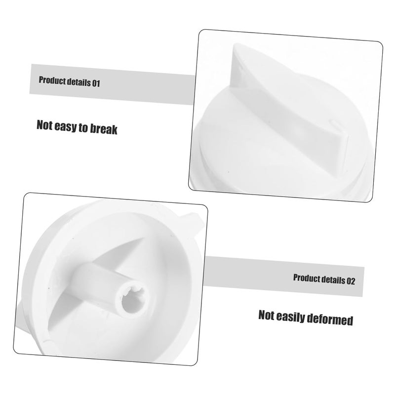 VOSAREA 4pcs Microwave Oven Knob Switch Timer Control Knob Countdown Timer Switch for Easy Replacement - Image 3