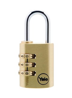 Yale Yale Y150/30/125/1, Y150 Series Combination Padlock 31.5mm Brass  - Image 1