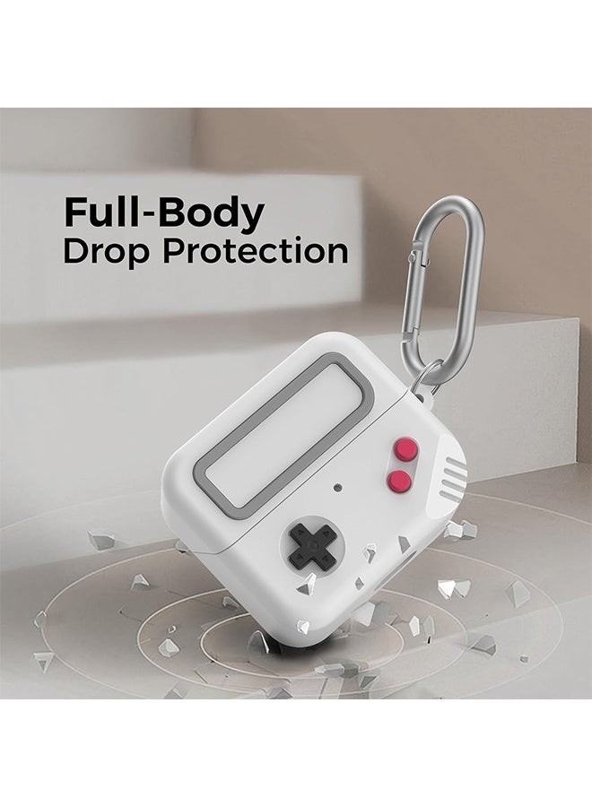 جراب Galaxy Buds Pro 3، تصميم لعبة من السيليكون لسماعات سامسونج Galaxy Buds 3، جراب Buds 3 Pro أنيق للنساء/الرجال (رمادي فاتح) - Image 4
