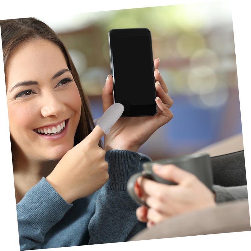 1 زوج أكمام أصابع للألعاب المضادة للعرق قابلة للتنفس غير قابلة للانزلاق واقي للشاشات التي تعمل باللمس - Image 5