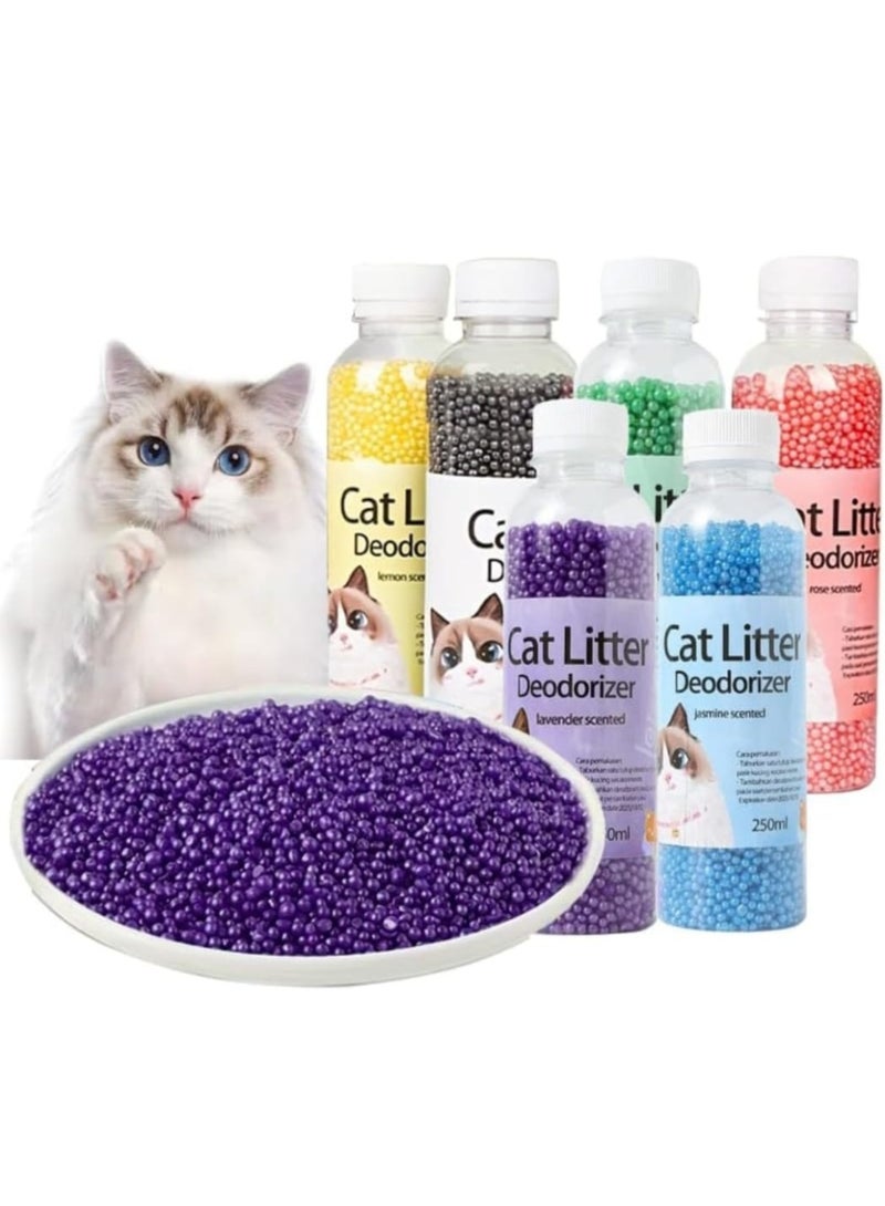 🐾 اجعل رائحة صندوق قطك دائمًا منعشة! 🐾  مع خرز معطر رمل القطط - 250 مل، تودّع الروائح الكريهة وتستمتع بأجواء نظيفة وعطرة في منزلك - Image 2