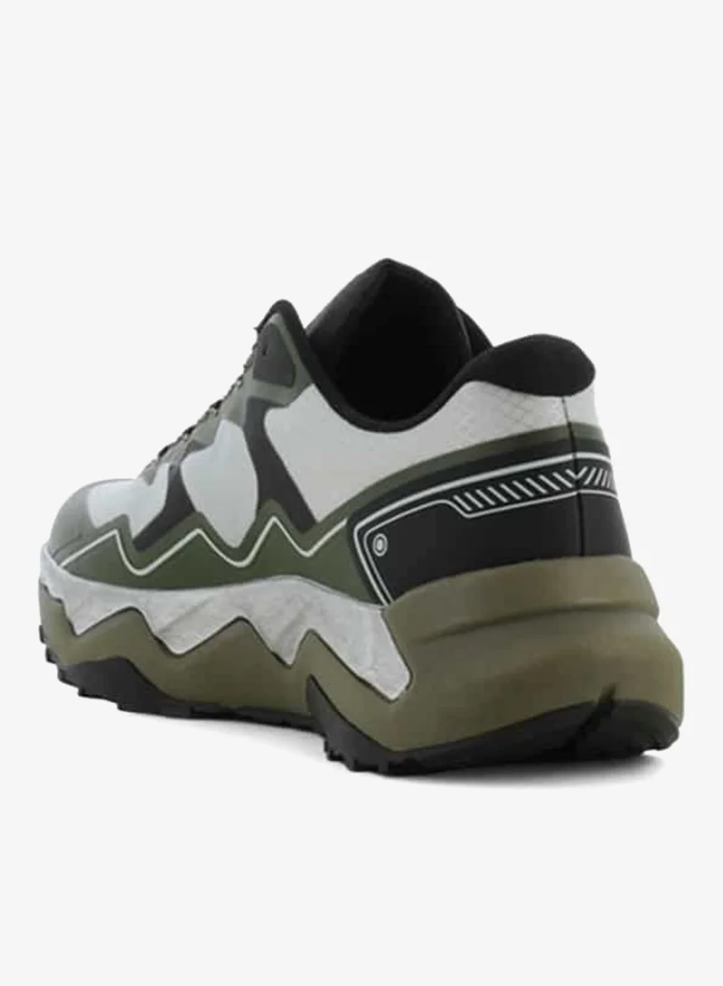 SJ Men's Colourblock Sneakers with Lace-Up Closure
