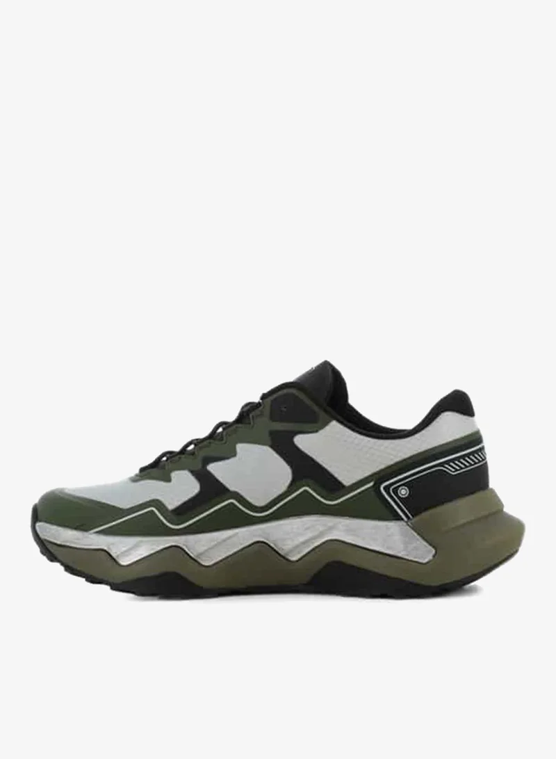 SJ Men's Colourblock Sneakers with Lace-Up Closure