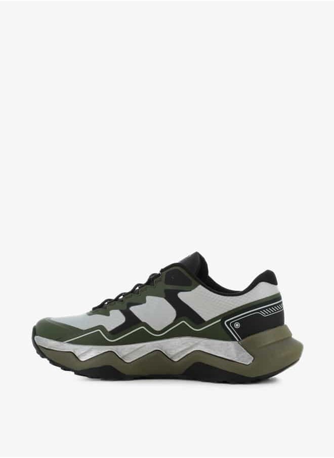 SJ Men's Colourblock Sneakers with Lace-Up Closure  - Image 5