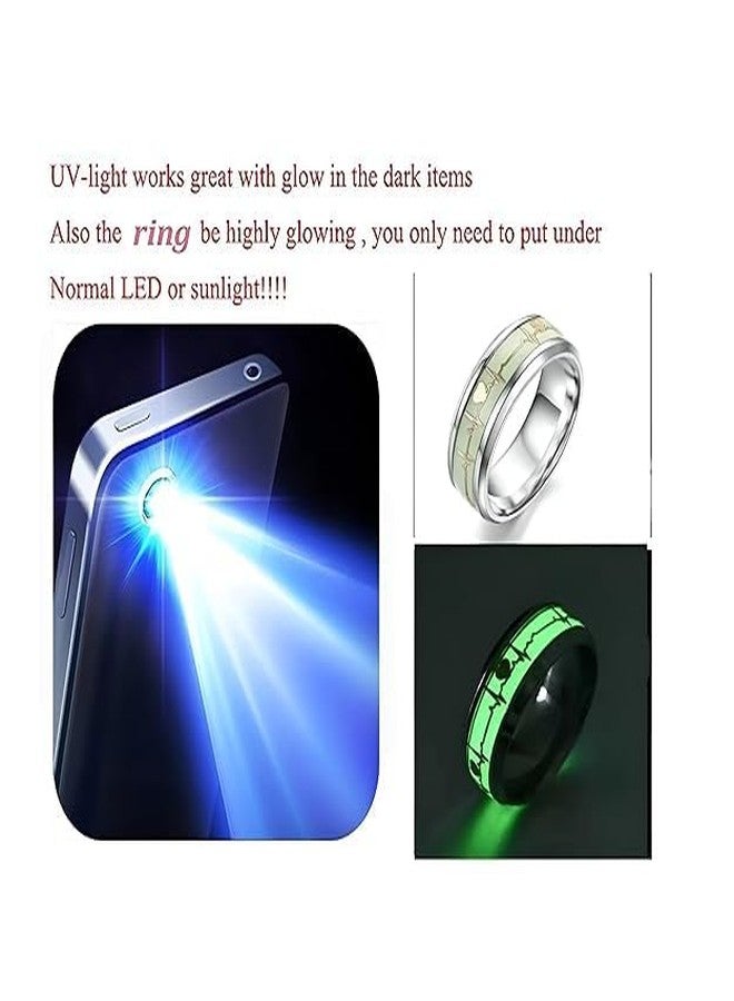 BEAUTIVIA Men's Jewellery Chain Radium Ring (Glow in the Dark) Stainless Steel Pendant Locket, Trending Style for Men & Boys - Image 5