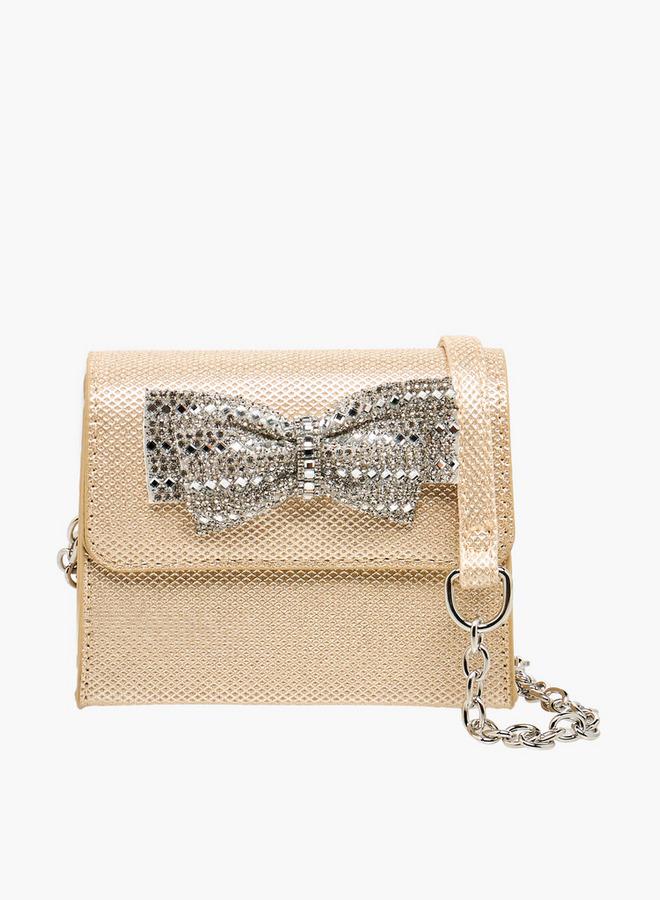 فلورا بيلا من شو إكسبرس حقيبة فلورا بيلا كروس بودي مزينة بفيونكة بحزام سلسلة من مجموعة رمضان - Image 1