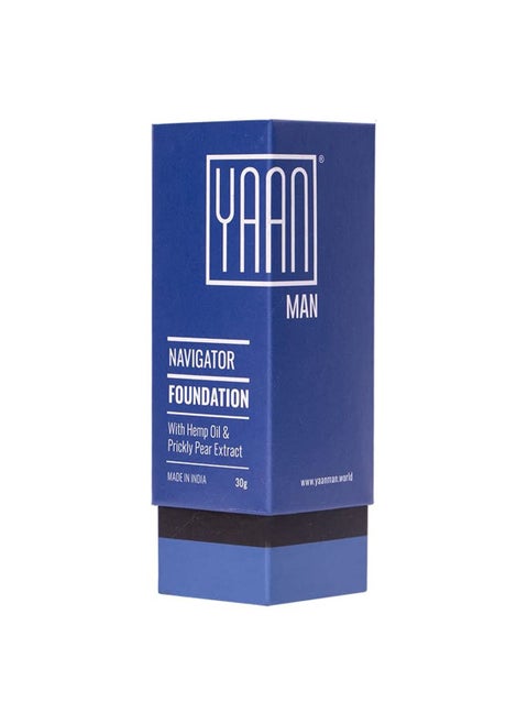 YAAN MAN Foundation for Men Face Makeup | With the Goodness of Pear Extract | For Fair Skin Tone | For Even, Natural, and Uniform Look | For All Skin Type (Dark) 1 Oz