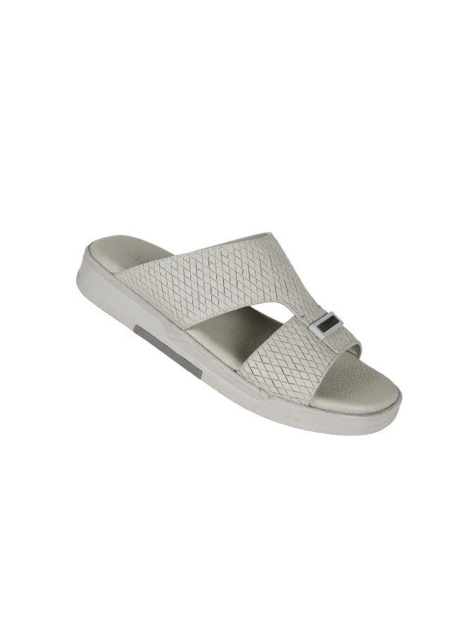 barjeel uno 008-3390 Barjeel Uno Men Arabic Sandals BJM 01 Light Grey