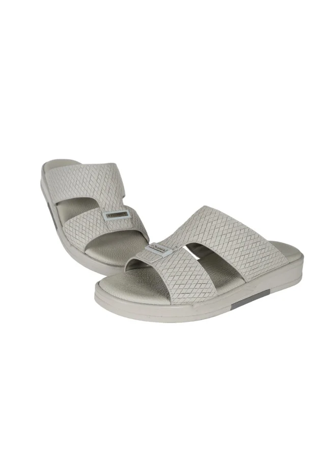 barjeel uno 008-3390 Barjeel Uno Men Arabic Sandals BJM 01 Light Grey