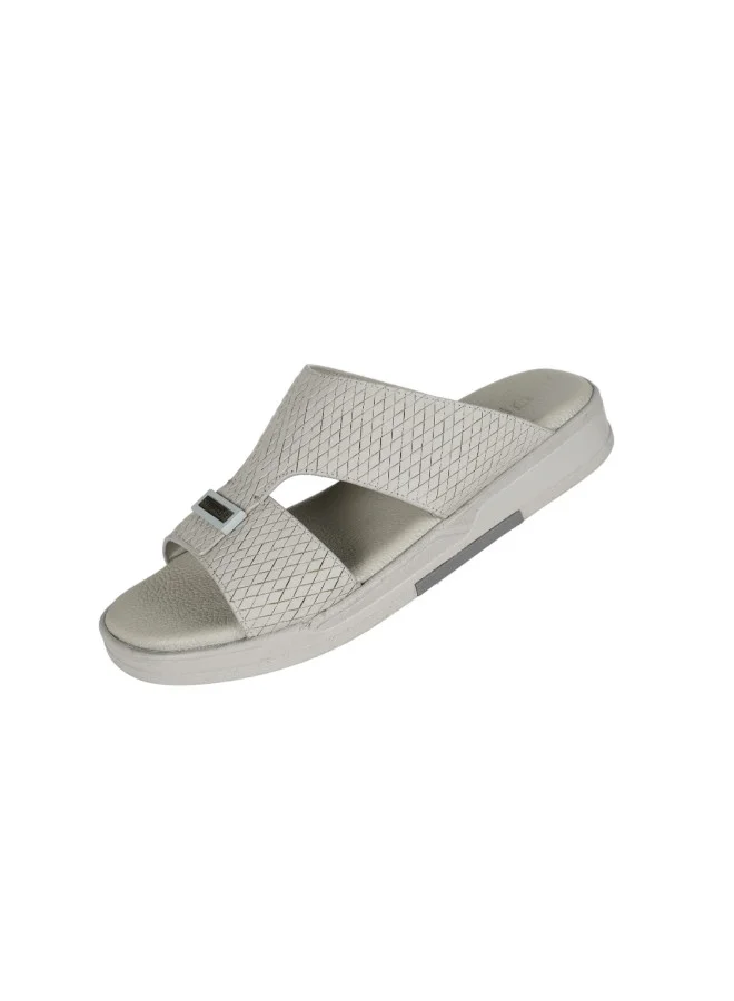 barjeel uno 008-3390 Barjeel Uno Men Arabic Sandals BJM 01 Light Grey